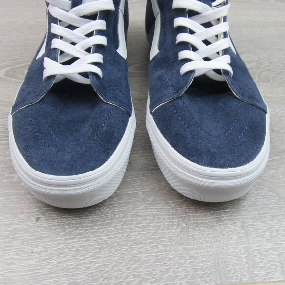 Vans Sk8-Hi Suede Sneakers Mens Size 11.5 Indigo Blue NEW - Picture 5 of 16